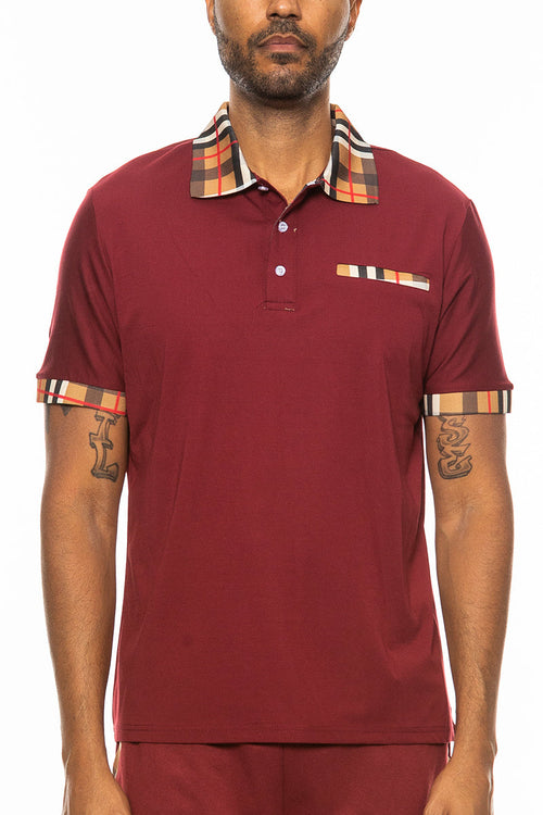 Polo Cuadros Bicolor — Estilo Urbano Premium