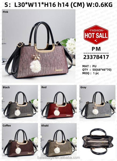 Bolso de Mano Piel Sintética — Estilo Sobre Elegante