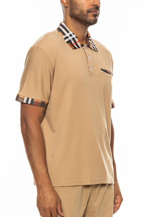 Polo Cuadros Bicolor — Estilo Urbano Premium