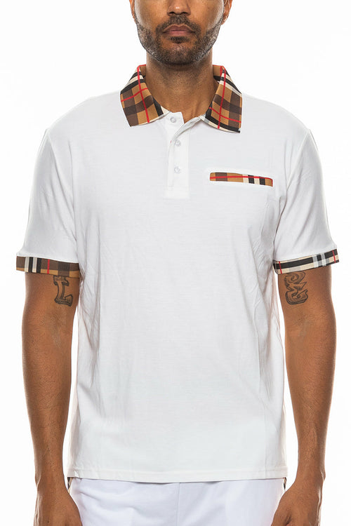 Polo Cuadros Bicolor — Estilo Urbano Premium