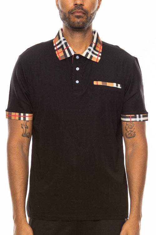 Polo Cuadros Bicolor — Estilo Urbano Premium