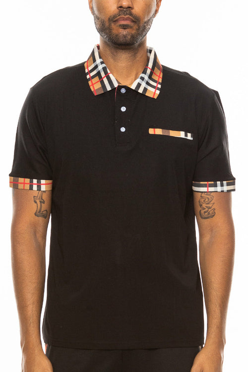 Polo Cuadros Bicolor — Estilo Urbano Premium